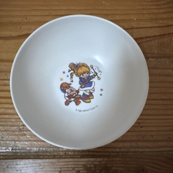 Vintage 1983 Rainbow Brite Plastic Melamine Bowl Made In USA Hallmark Deka - Picture 1 of 4